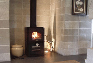 Freestanding fireplace