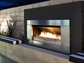 Escea Outdoor Gas Fireplace (Price includes fascia and fuel bed set)