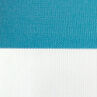 Turquoise White Stripe Outdoor Umbrella Fabric R11