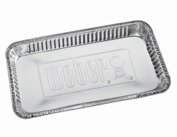 6454A11 2011 Weber Original Extra Large Drip Pan 5 Pack Aluminum Global Product